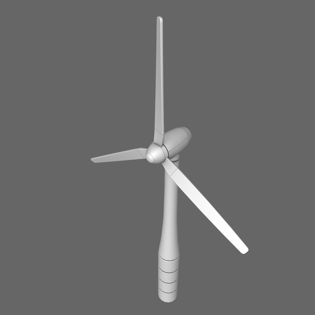 Sci-Fi Wind Turbine Free 3D model_3