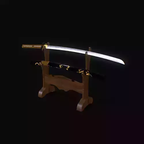 Katana sword 3D model