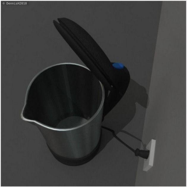 Water boiler rigged Free low-poly 3D model_5