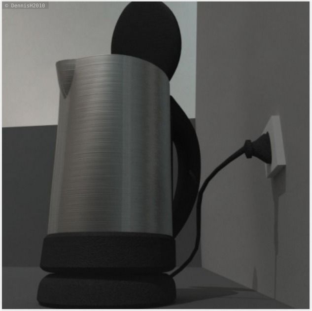 Water boiler rigged Free low-poly 3D model_6