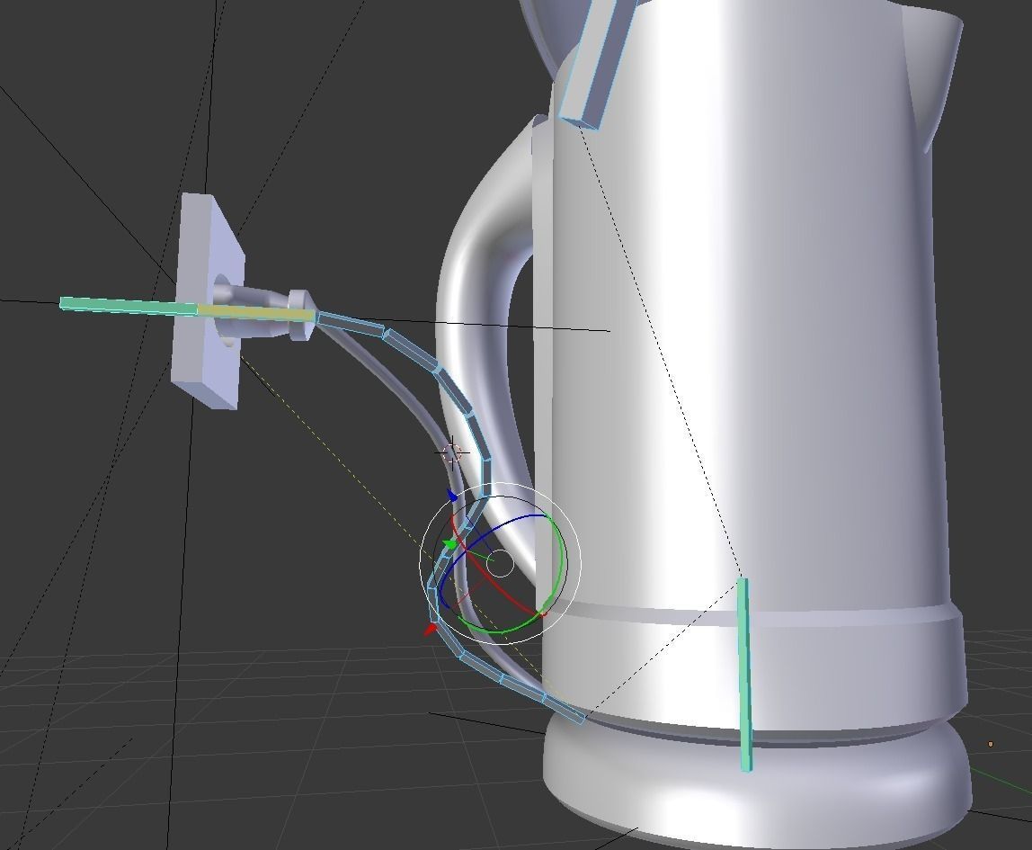 Water boiler rigged Free low-poly 3D model_10