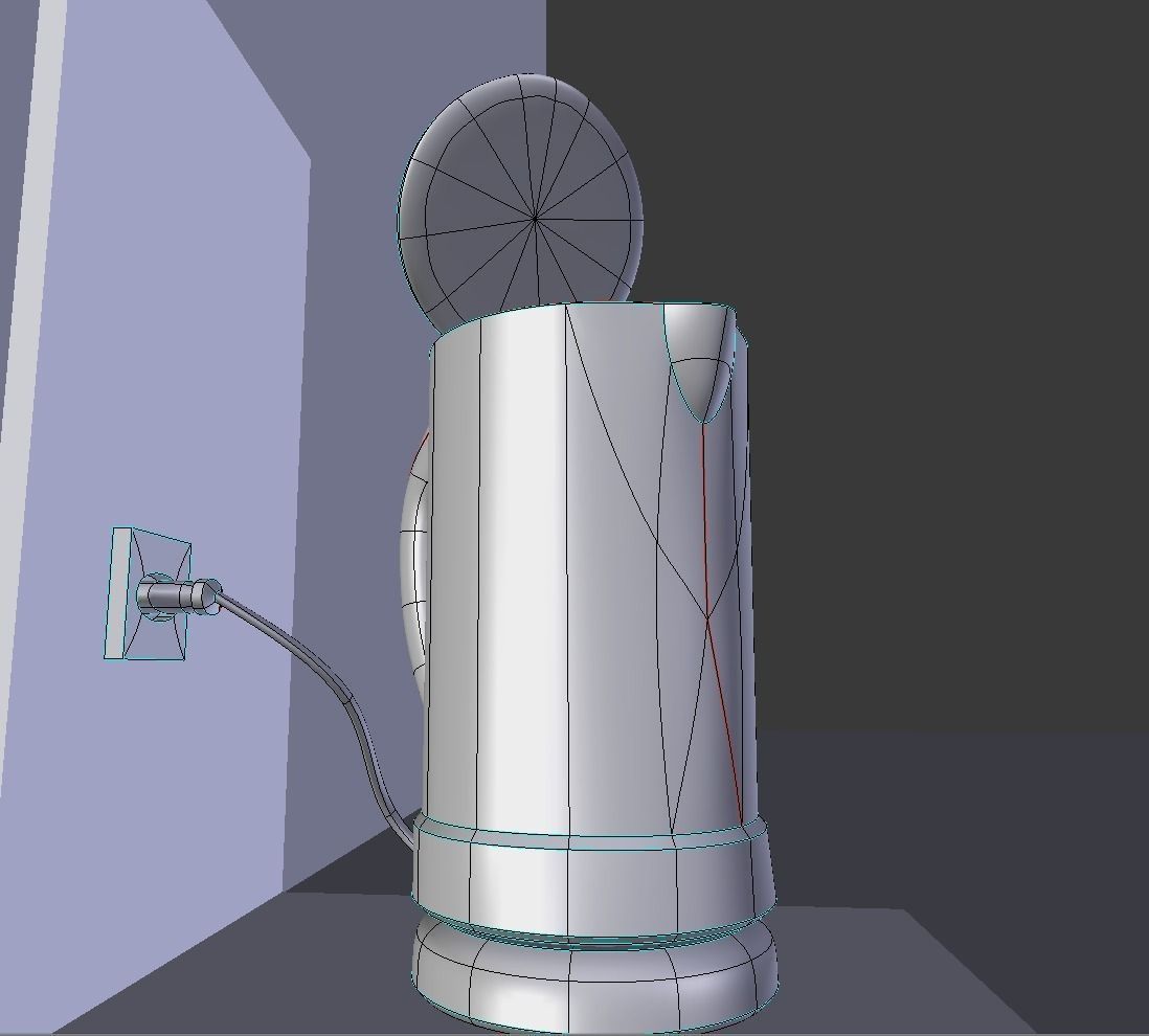 Water boiler rigged Free low-poly 3D model_16