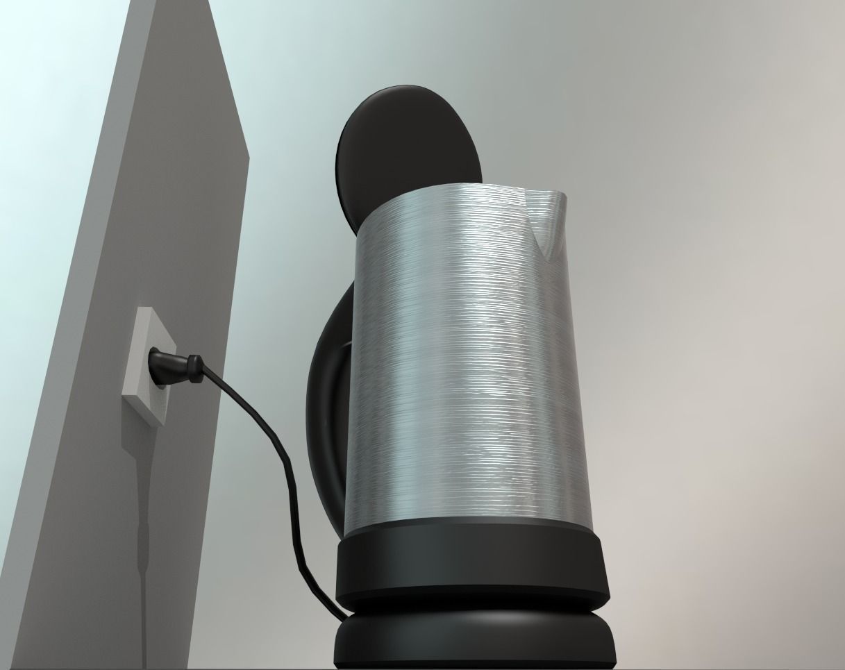 Water boiler rigged Free low-poly 3D model_7