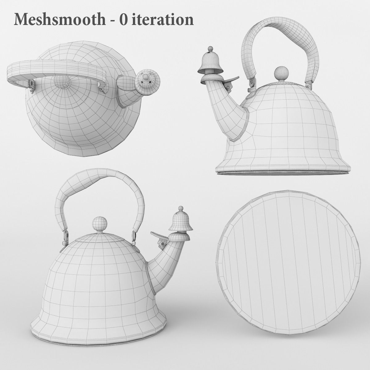 JCPenney tea kettle 3D model CGTrader