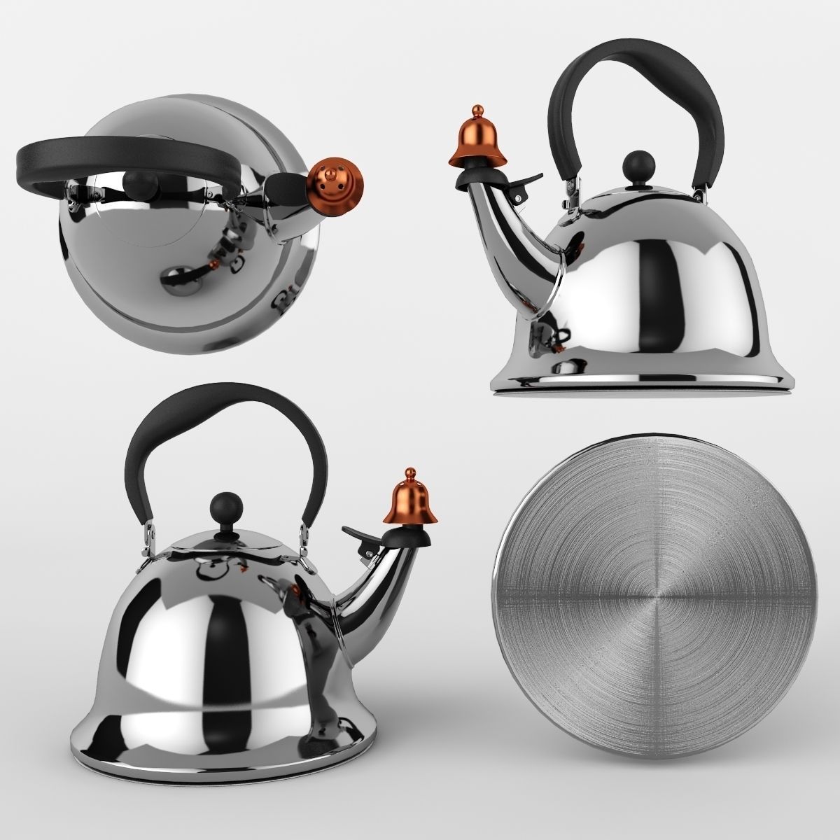 JCPenney tea kettle 3D Model .max .obj .fbx