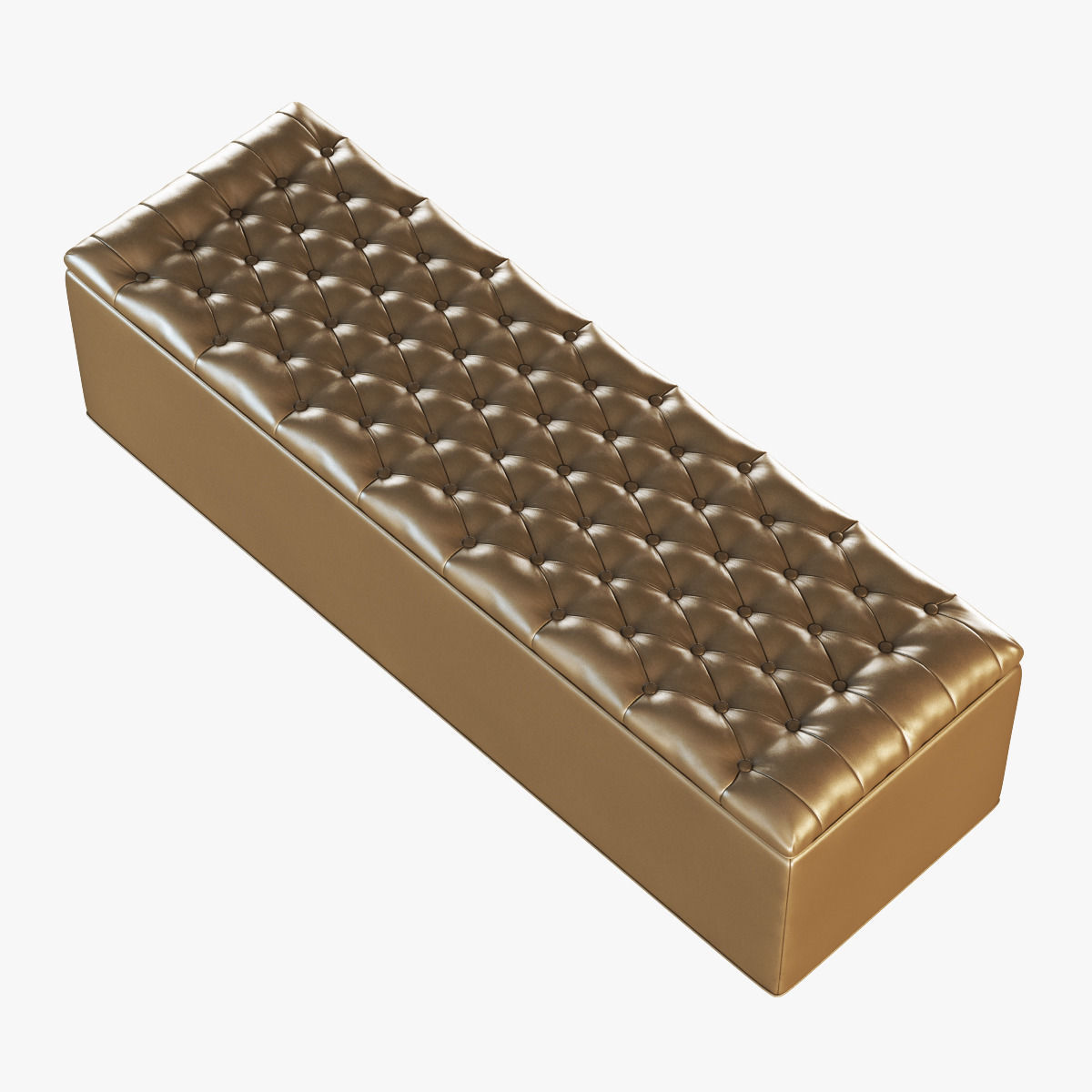 Banquette Sky Capitone 3D model_1