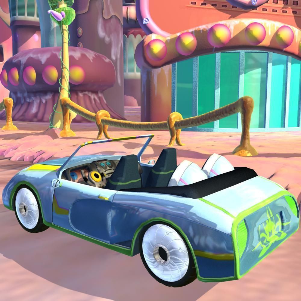 Cartoon Street View 3D model_8