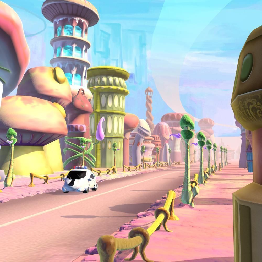 Cartoon Street View 3D model_2