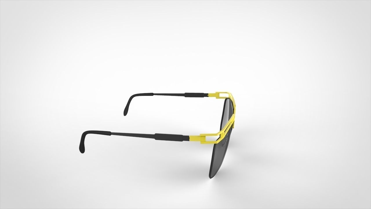 sun glass Low-poly 3D model_7