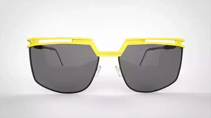 sun glass Low-poly 3D model