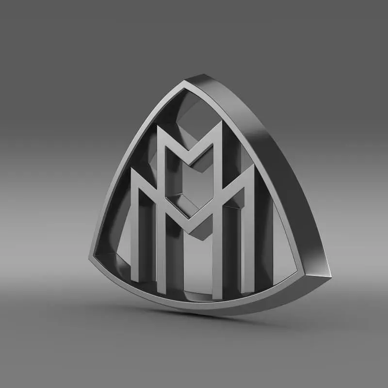 Maybach Logo 3D model_0