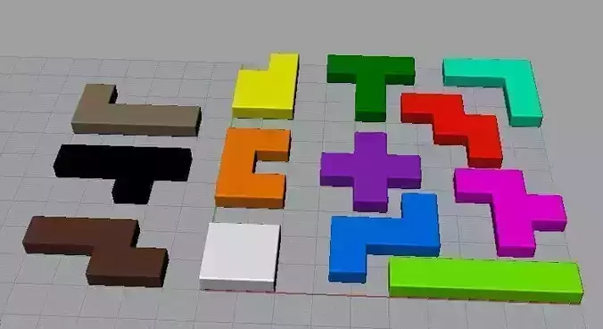 3D models puzzle