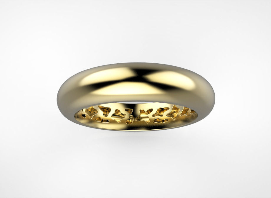 Pattern ring size 57 Free 3D print model_3