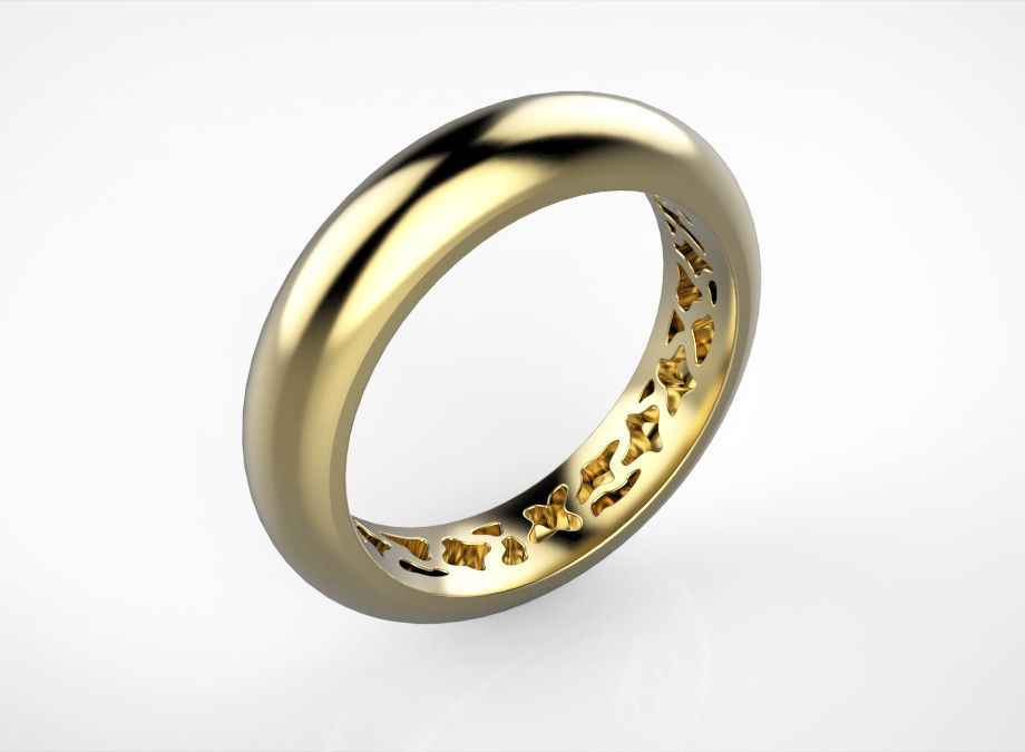 Pattern ring size 57 Free 3D print model_1