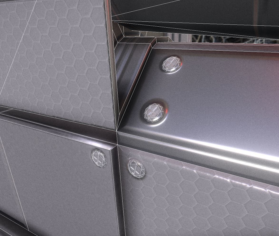 Futuristic Weapon Concept Low Poly Version Low-poly 3D model_19