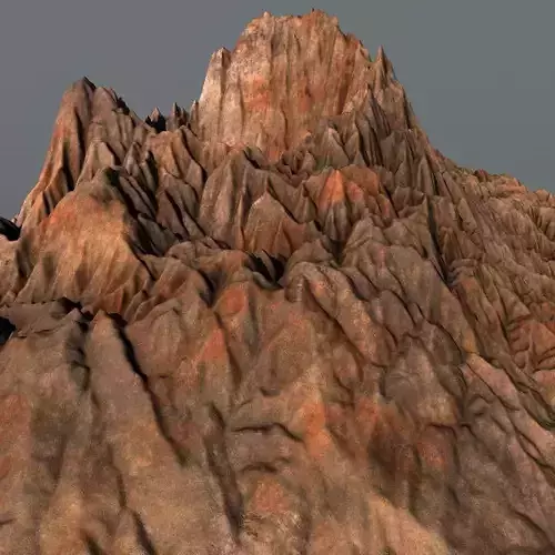 Prehistoric Volcano High Poly