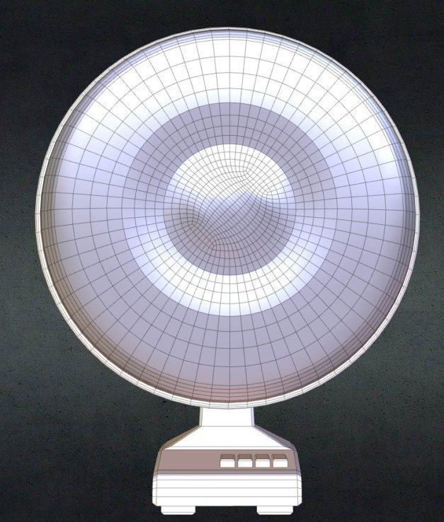 Fan with animation Free low-poly 3D model_21