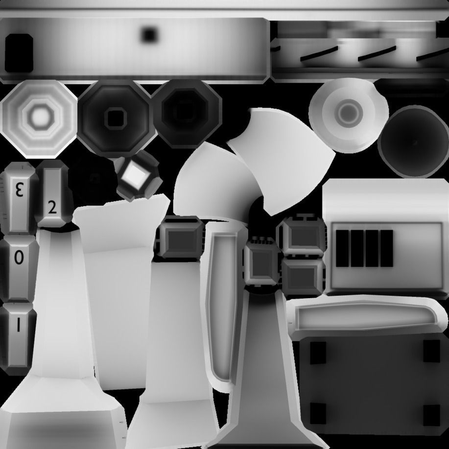 Fan with animation Free low-poly 3D model_5