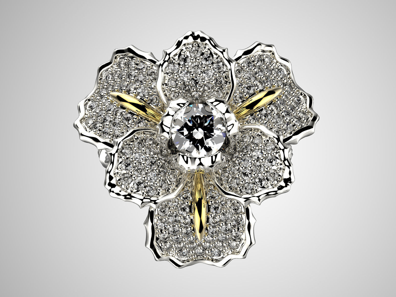 Iris fashion ring 0004 3D print model_6