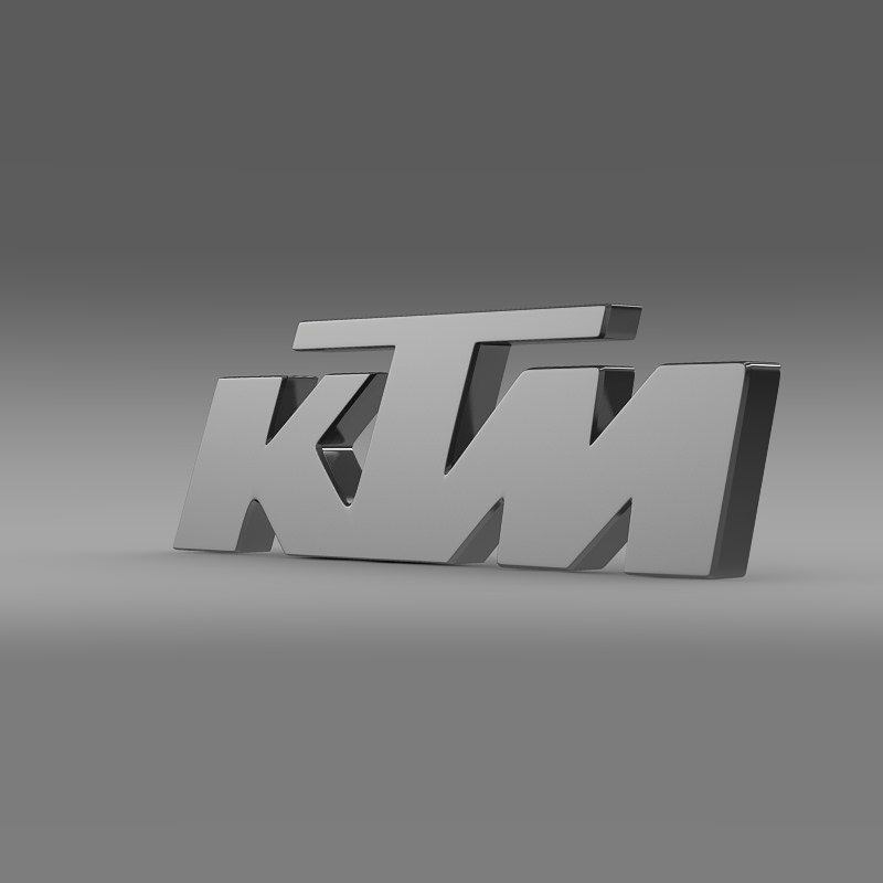 KTM Logo 3D model_1