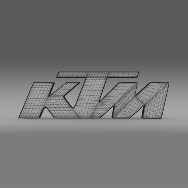 KTM Logo 3D model_6