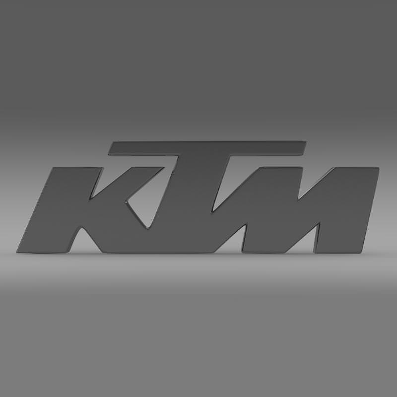 KTM Logo 3D model_2