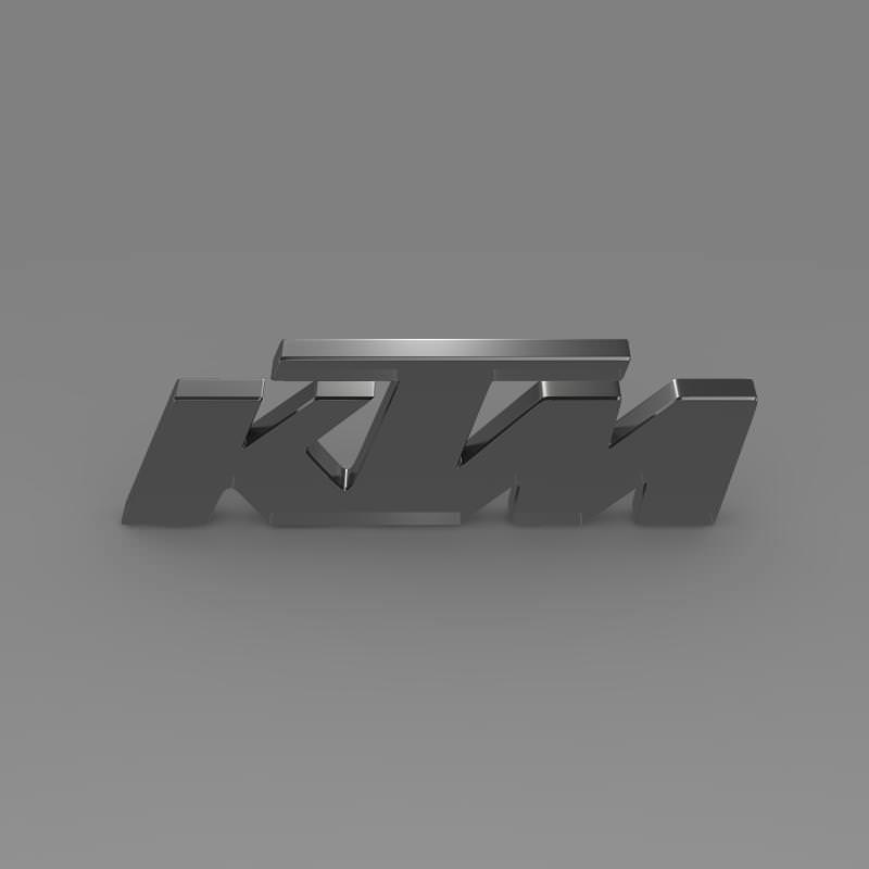 KTM Logo 3D model_4