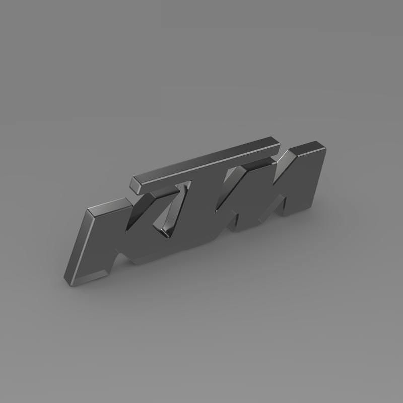 KTM Logo 3D model_5