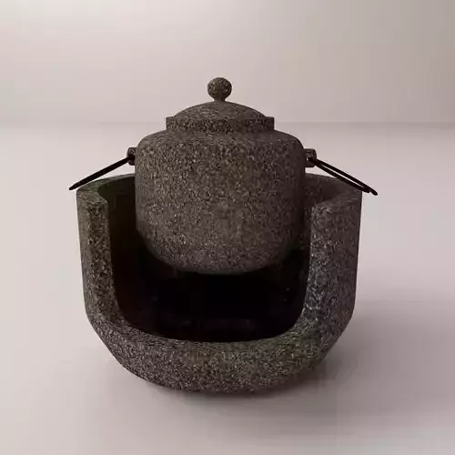 Tetsubin stone pot