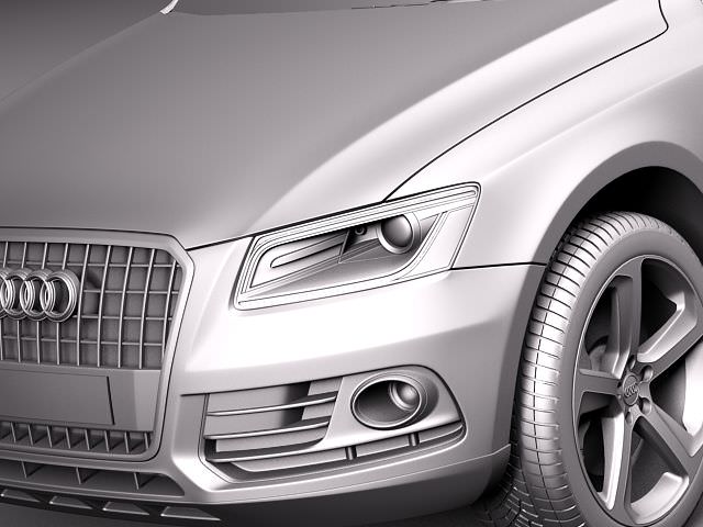 Audi Q5 - 2013 3D model_9