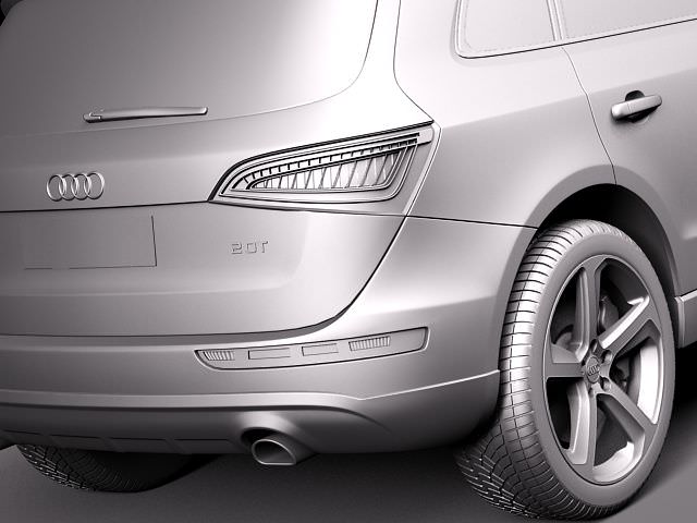 Audi Q5 - 2013 3D model_10