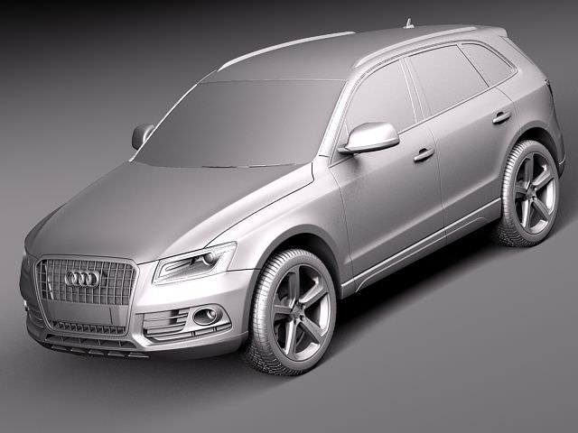 Audi Q5 - 2013 3D model_8