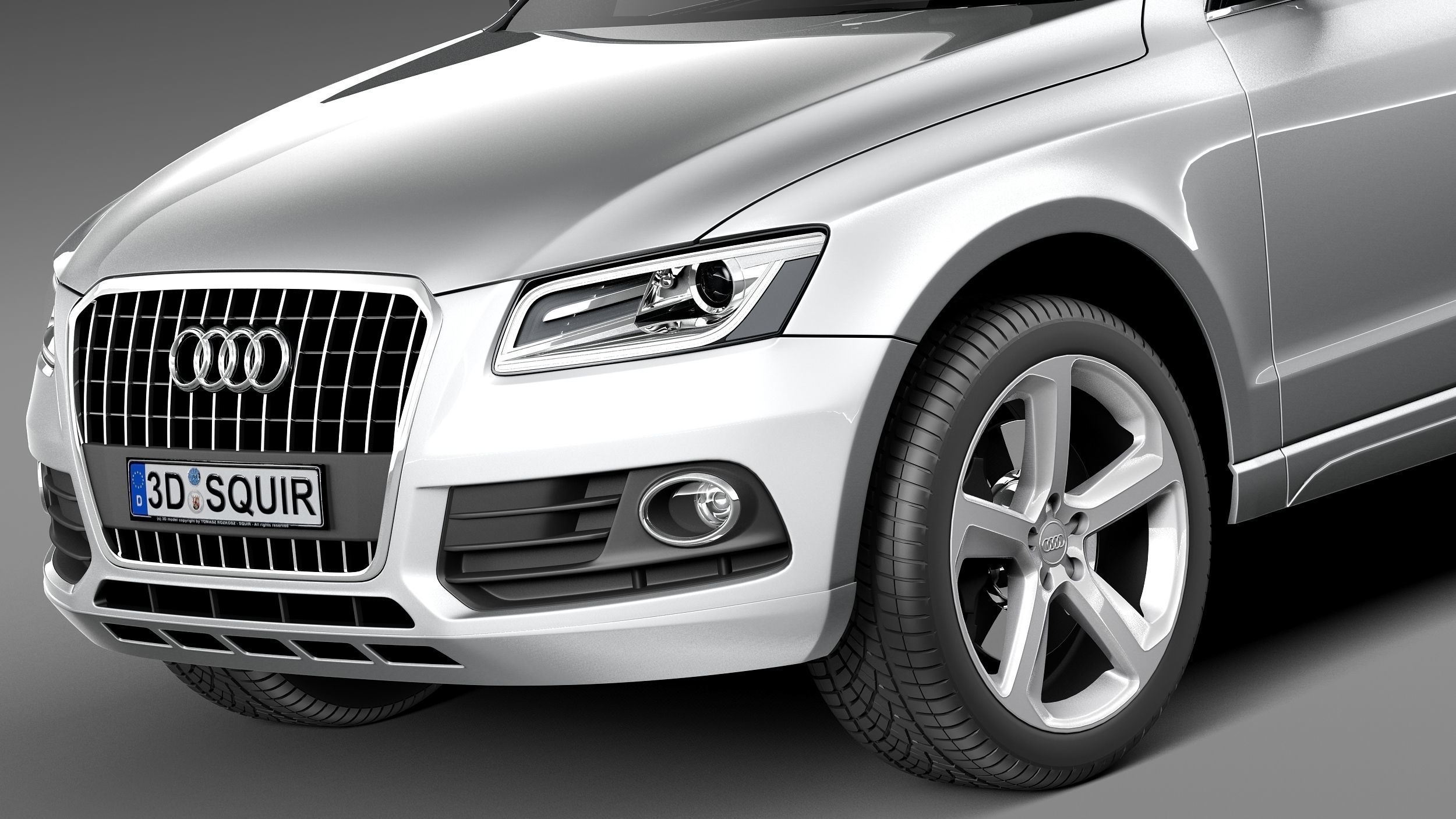 Audi Q5 2013 3D model_2