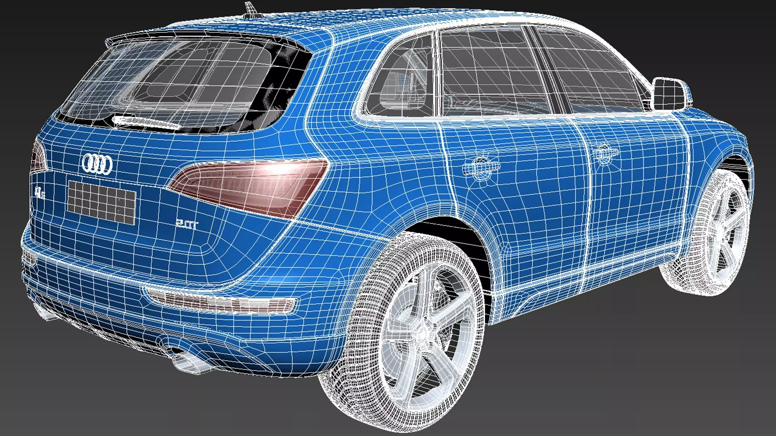 Audi Q5 2013 3D model_17