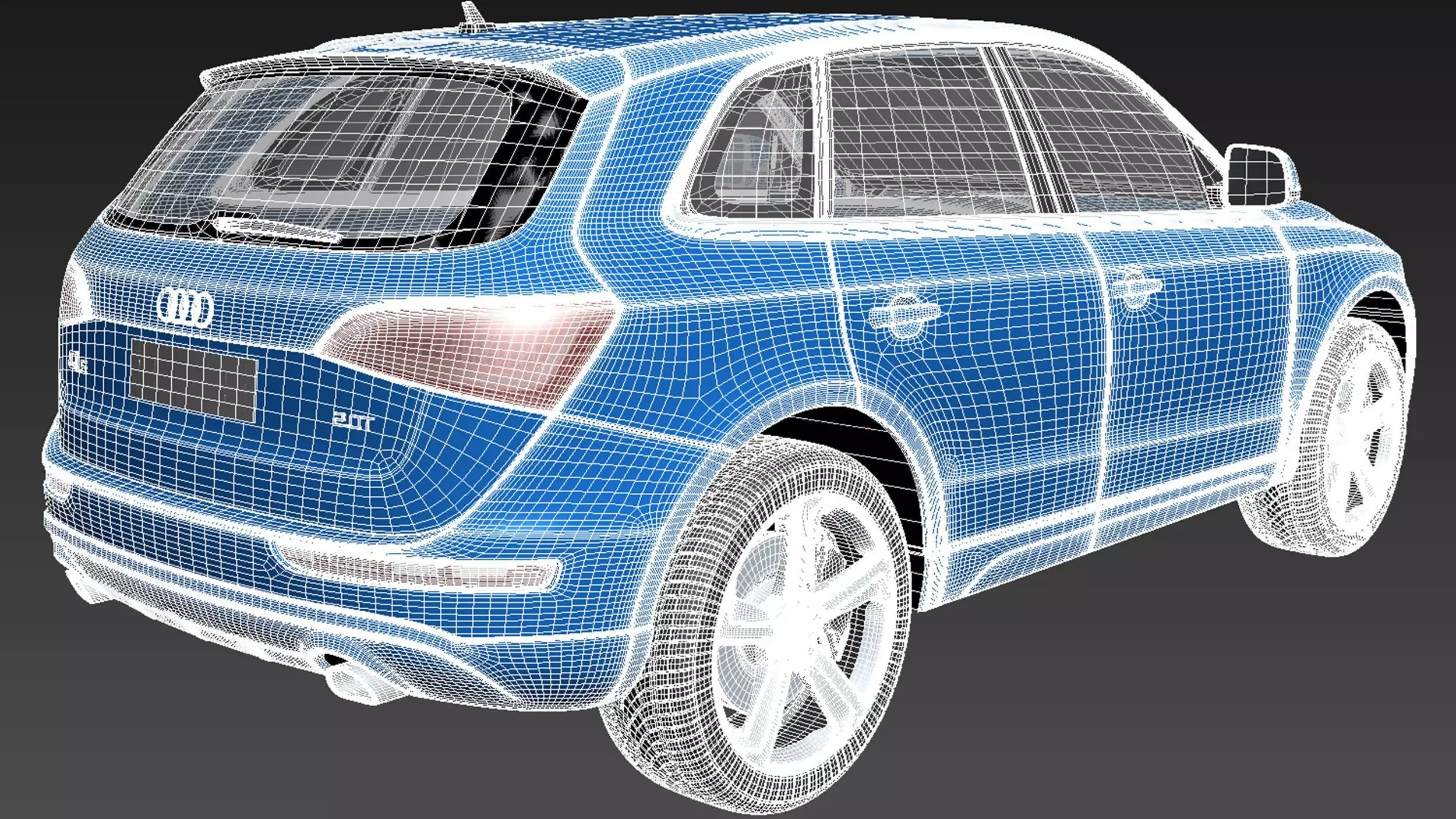 Audi Q5 2013 3D model_19