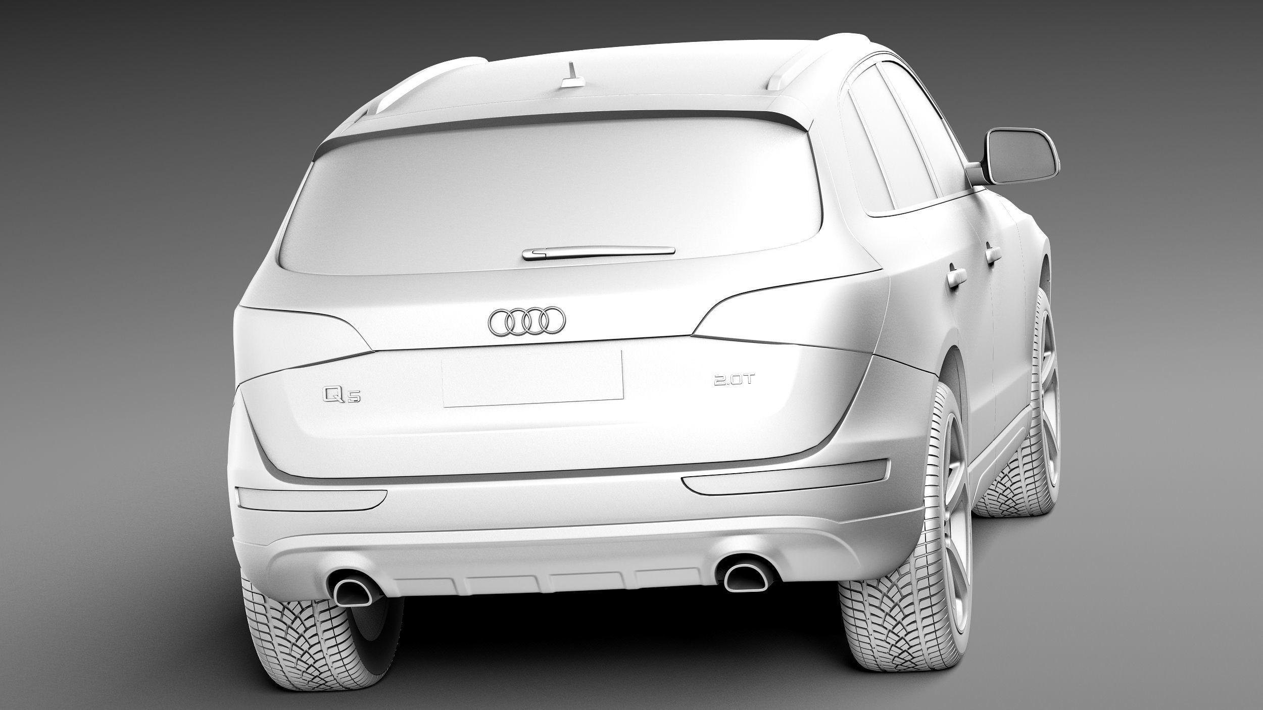 Audi Q5 2013 3D model_13