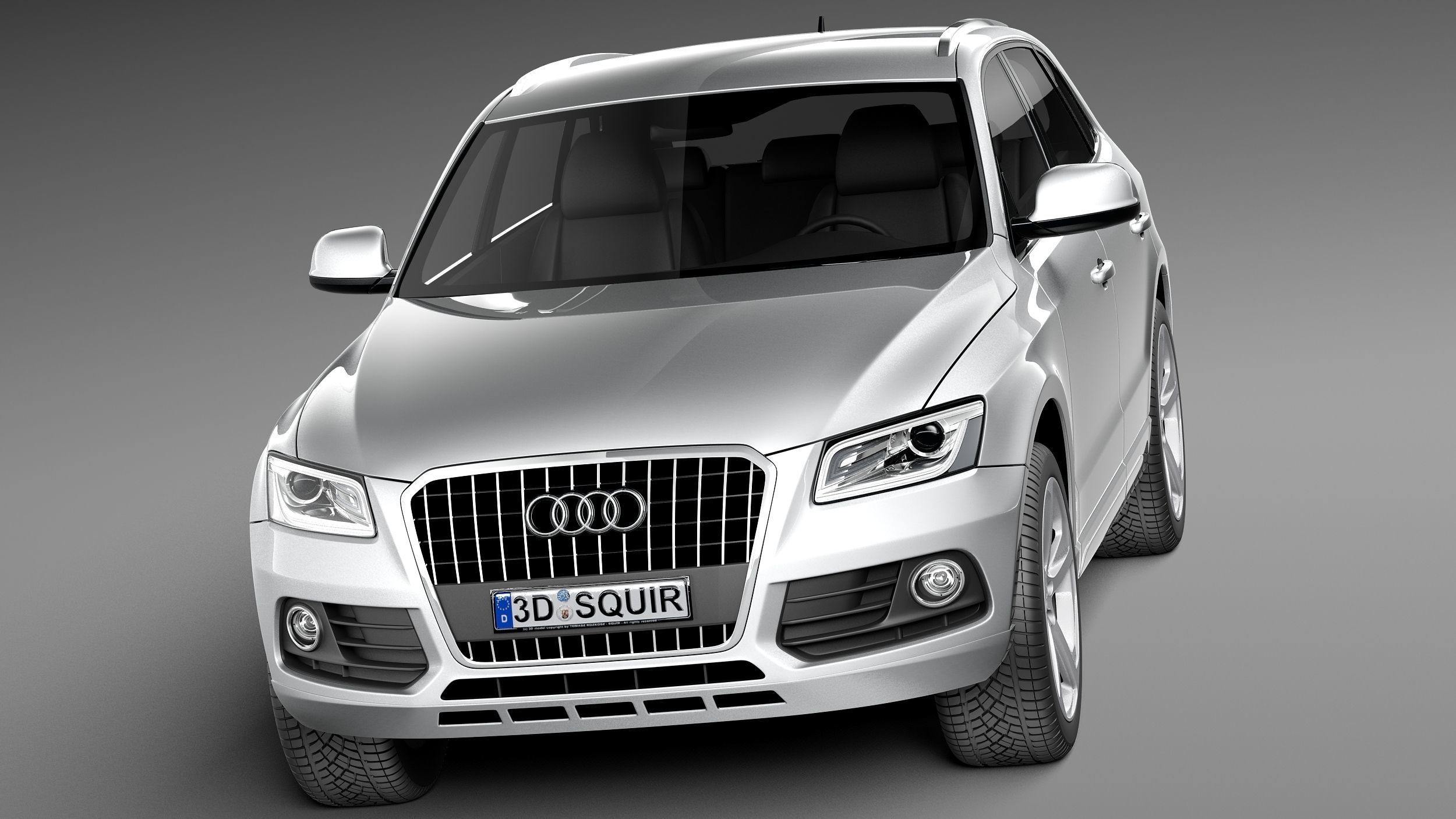 Audi Q5 2013 3D model_1
