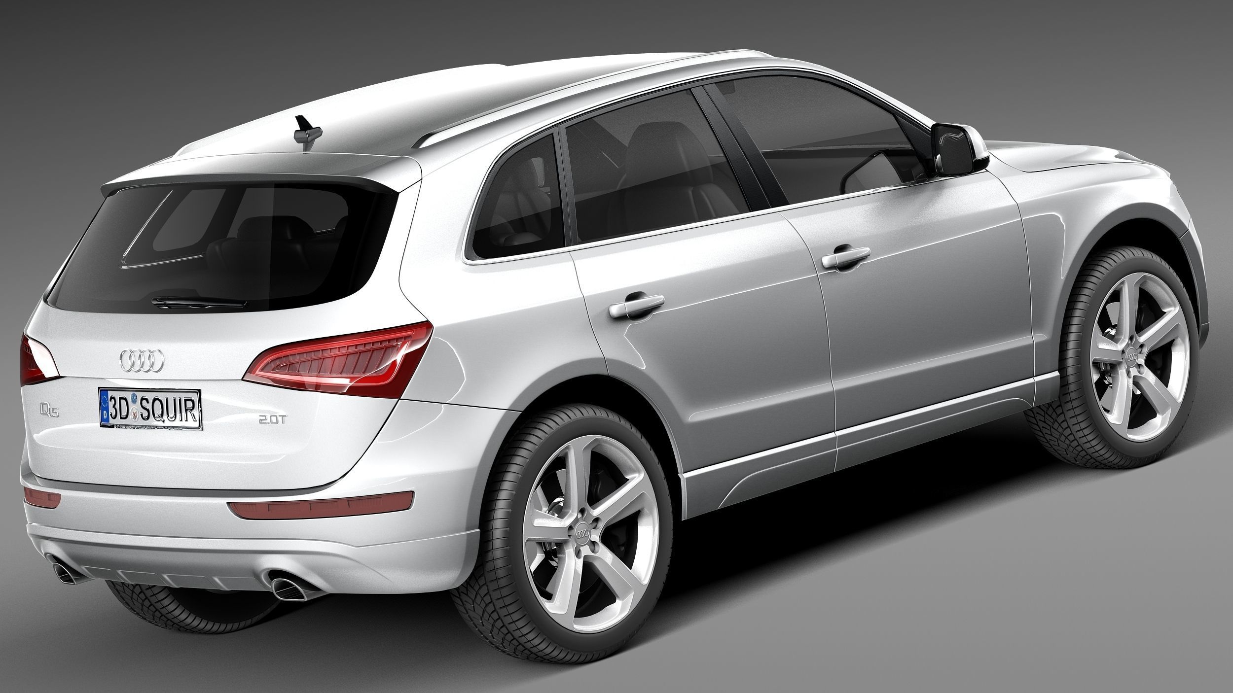 Audi Q5 2013 3D model_4