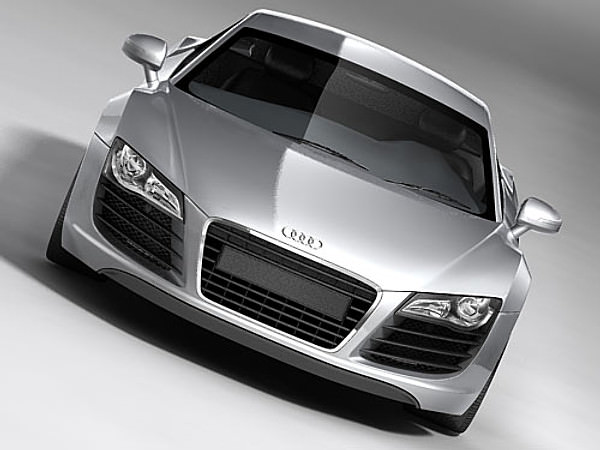 Audi R8 2009 3D model_7
