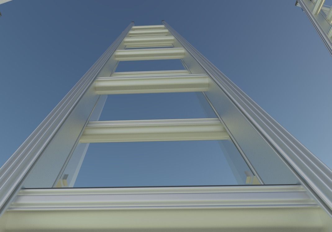 60-Minutes-Ladder three ladders Free 3D model_15