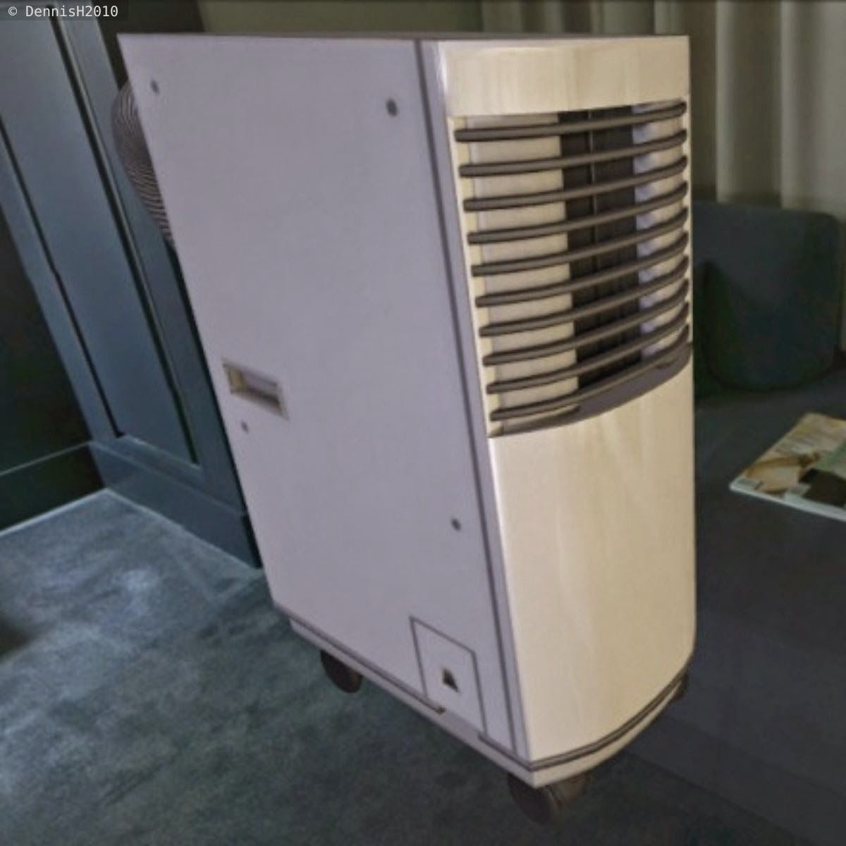 Mobile Air Conditioner  Free low-poly 3D model_2
