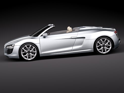 Audi R8 Spyder 2010 3D model_6