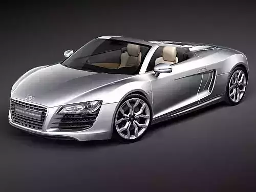 Audi R8 Spyder 2010 3D model