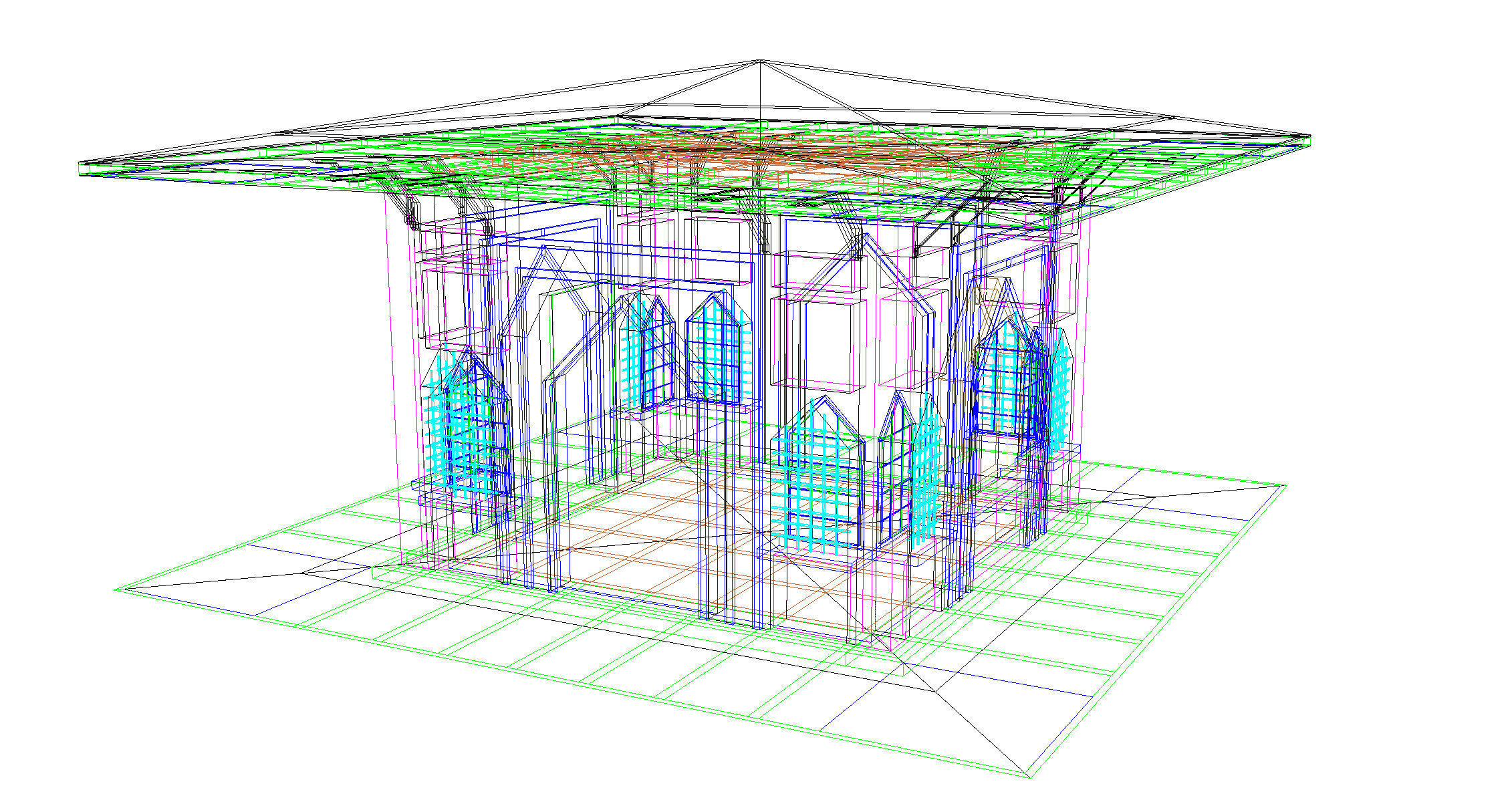 Mini mosque Low-poly 3D model_6