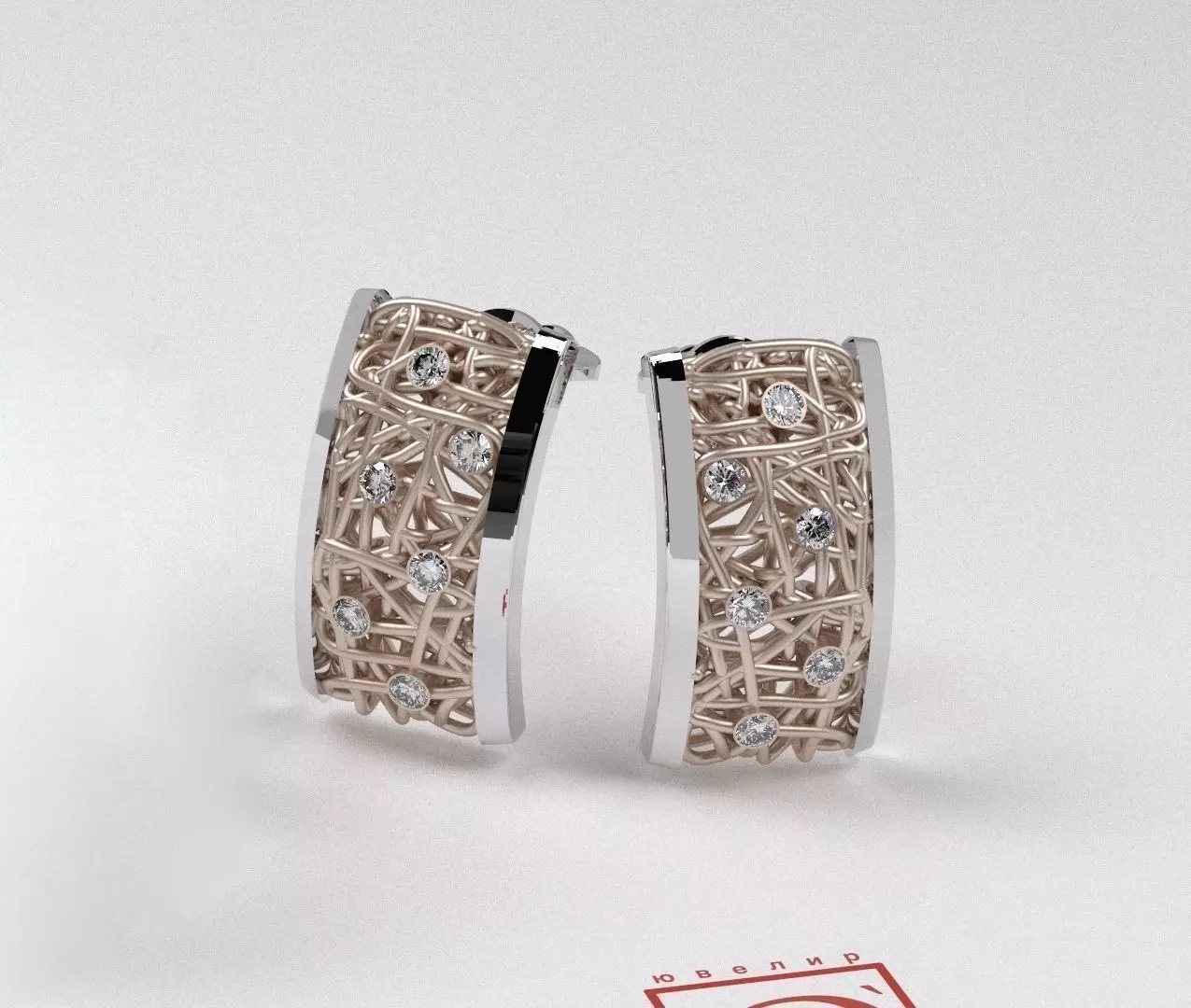 Earrings Math 3D print model_0