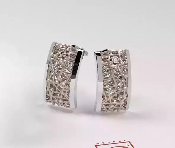 Earrings Math 3D print model