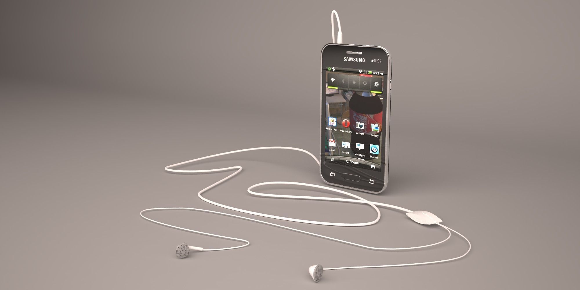 Samsung Galaxy Young 2 Duos 3D model_5
