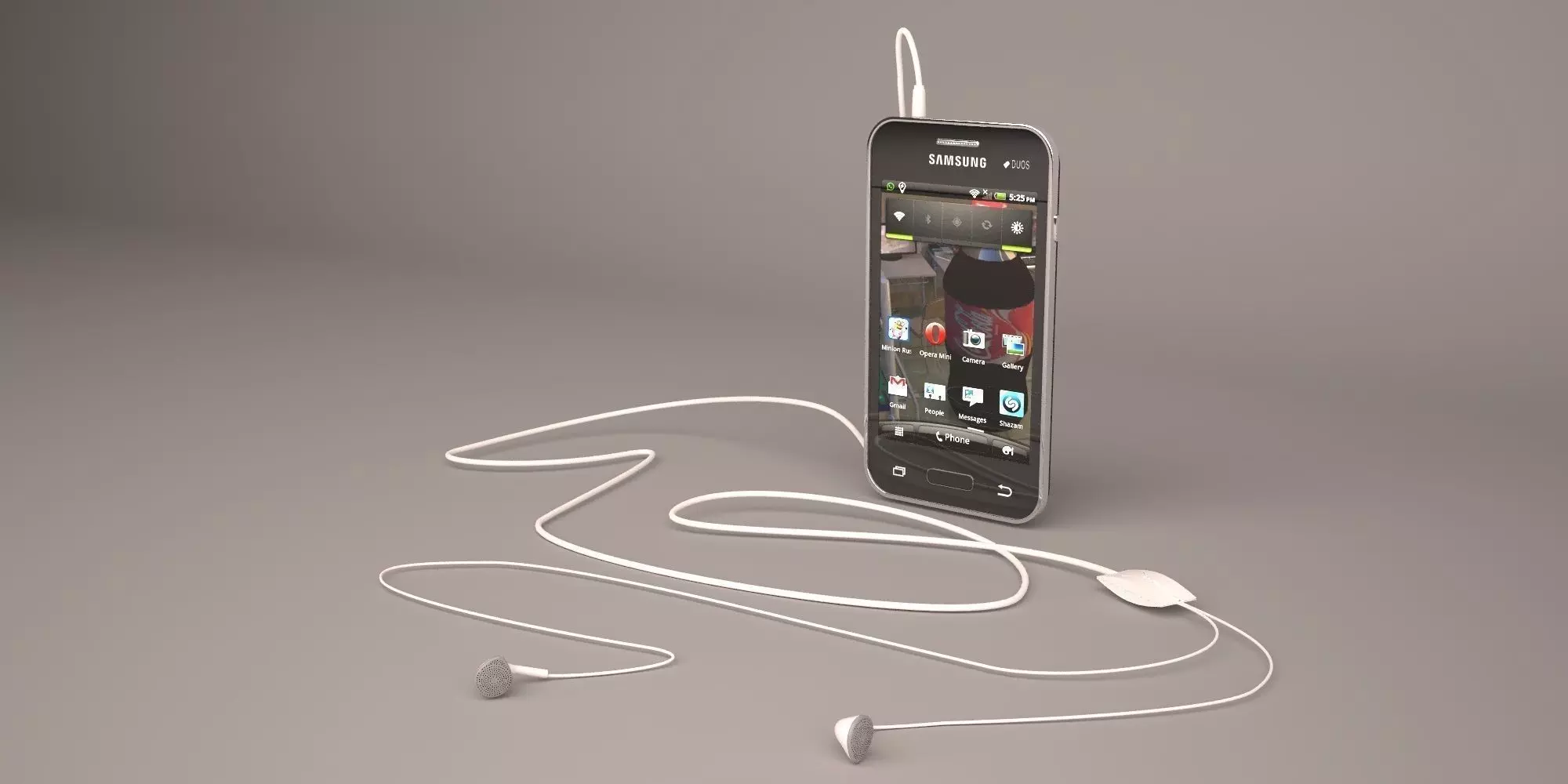 Samsung Galaxy Young 2 Duos 3D model_0