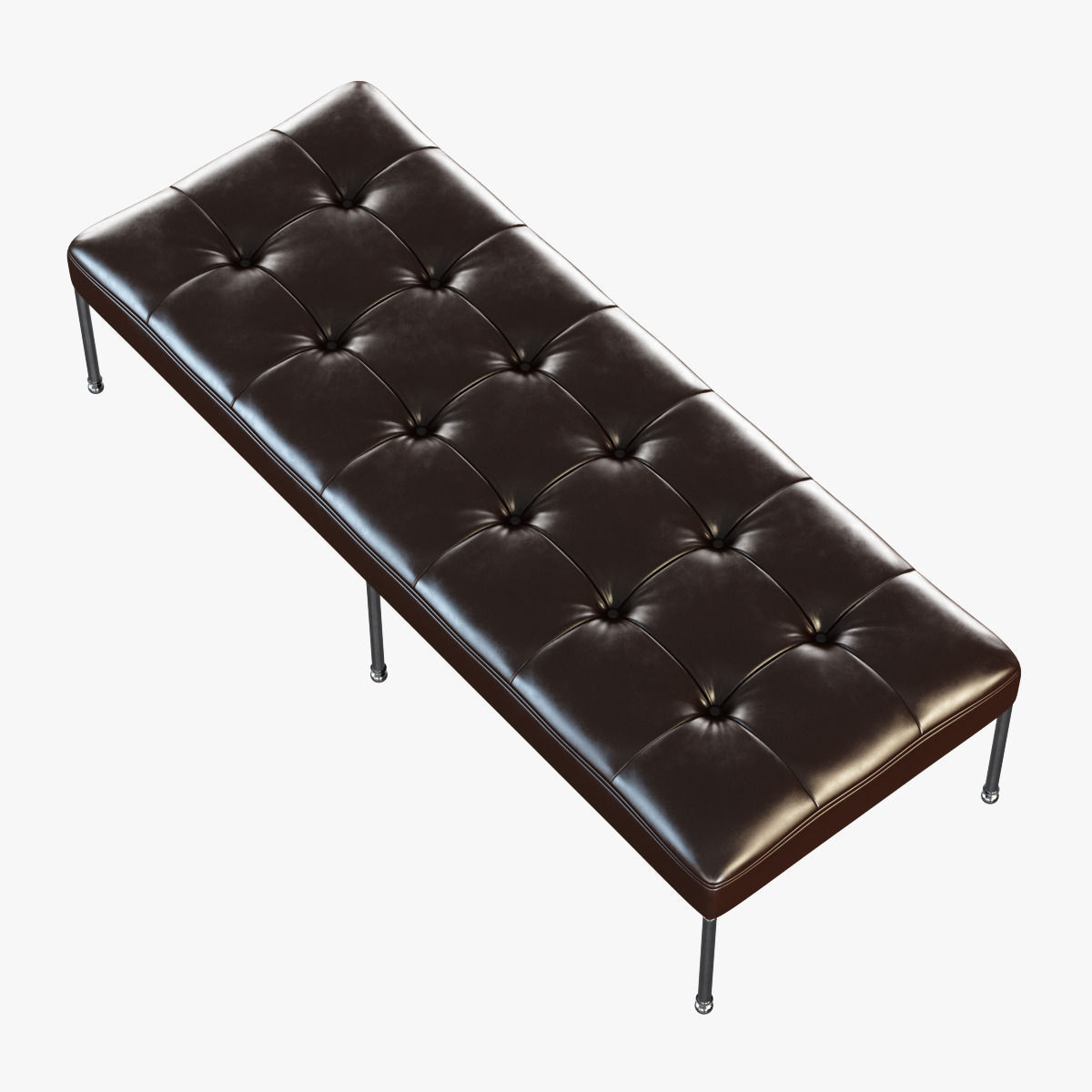 Longhi Kiria Bench 3D model_2