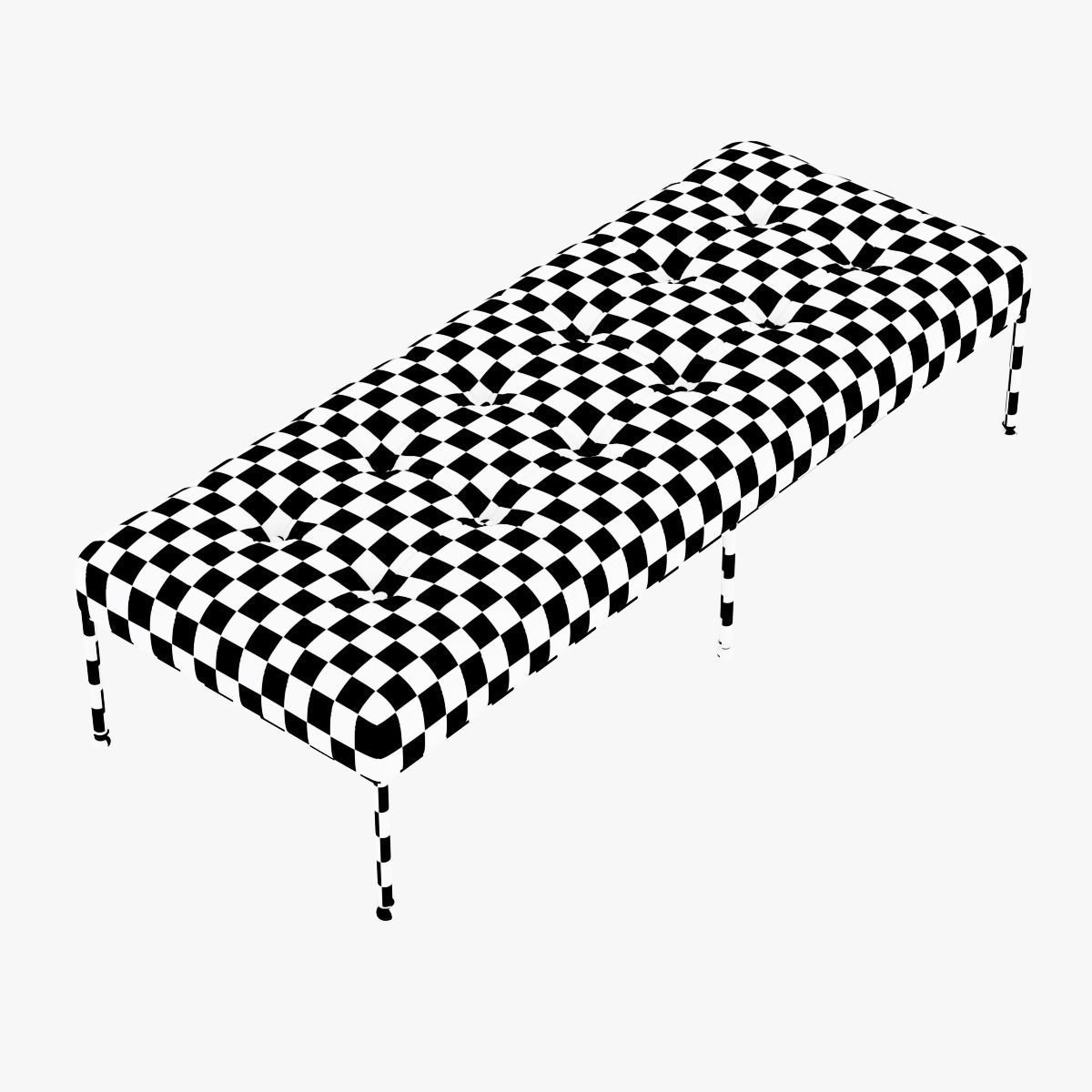 Longhi Kiria Bench 3D model_4